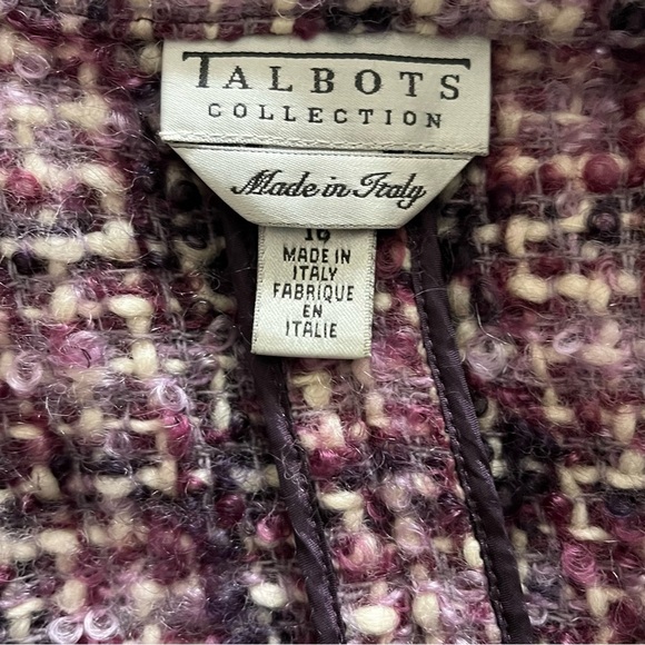 beautiful vintage wool mohair woven jacket - Picture 3 of 5